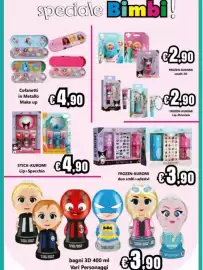 Volantino Euroshop settimana 39 Pagina 13: Stick-Kuromi Lip+Specchio €4,90, Frozen-Kuromi smalti 3D €2,90