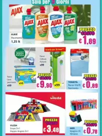 Volantino Euroshop settimana 39 Pagina 4: Tonkita Panno Pavimento €0,89, Arix Spugna Abrasiva €0,78