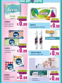 Volantino Euroshop settimana 39 Pagina 5: Presto Presto Bicchieri €0,79, Fazzoletti Tenderly Comfort €0,89