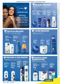 Catálogo Makro Página 1: PROMOÇÃO VÁLIDA DE 21 DE SETEMBRO A 5 DE OUTUBRO DE 2026 RECEBA MELHOR Miniaturas NIVEA: Transforme