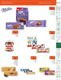 Folheto Recheio semana 39 Página 21: Tablete de chocolate lindt gold leite/ avelã/ passas e avelã/ laranja e amêndoas €8,29