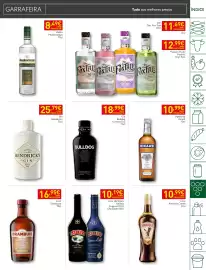 Folheto Recheio semana 39 Página 27: Gin bulldog london dry €18,99, Licor amarula cream €10,99