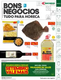 Folheto Recheio semana 39 Página 1: Vinho Doc Douro Esteva Tinto €3,17, Batata pré-frita palitos 7/7 masterchef €2,74