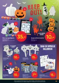 BigDollar tilbudsavis Side 7: Klistermærker Halloween €7,50, Skumfigurer €10,00