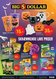 BigDollar tilbudsavis Side 8: Bæger med sugerør €15,00, Karameller €60,00