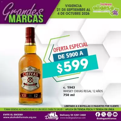 Folleto Bodegas Alianza (válido hasta 4-10)