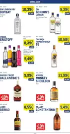 Catálogo Makro semana 39 Página 15: Gin london dry bombay €10,39, Cachaça Pirassununga 51 €10,58