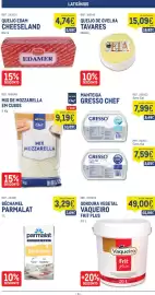 Catálogo Makro semana 39 Página 9: Queijo edam cheeseland €4,74, Gordura vegetal vaqueiro frit plus €49,00