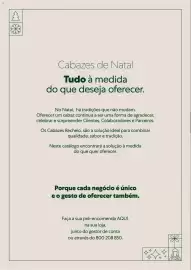 Folheto Recheio Página 2: Cabazes de Natal Tudo à medida do que deseja oferecer. No Natal, há tradições que não mudam