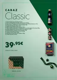Folheto Recheio Página 8: CABAZ Classic 1. Caixa Verde Votos de Boas Festas 2. Postas de Bacalhau Graúdo Constantinos 800g