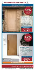 Zelfbouwmarkt folder Pagina 105: Buitendeur "Duero" €999,99, Houten buitendeur €429,99