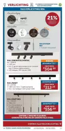 Zelfbouwmarkt folder Pagina 33: Rail zwart €312,10, Rail zwart béa €556,99