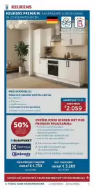 Zelfbouwmarkt folder Pagina 5: 汝題 KEUKENS KEUKENS PREMIUM: AANPASBARE LUXEKEUKENS IN STANDAARDMATEN DOO VOOR- OP GEMONTEERD