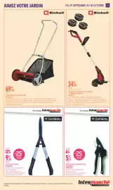 Catalogue Intermarché Hyper | Aimez votre jardin page 15: Domédia CISAILLE À HAIE €9,74, Einhell Tondeuse à main 40 cm €69,99