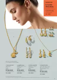 Catálogo Yanbal Página 55: Set Aretes Lunea €73.000,00, Aretes Lunea Doré €63.900,00