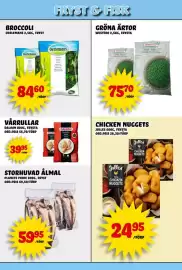 Nelins reklamblad vecka 39 Sida 10: Daloon vårrullar €39,95, Storhuvad ålmal €59,95