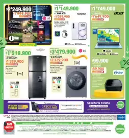 Catálogo Jumbo Página 4: LG Lavadora Secadora Carga Frontal €3.479.900,00, LG Smart Tv UHD 4K 65" €1.999.900,00