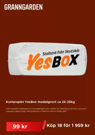Granngården kampanjblad Sida 3: YesBox stallströ €99,00