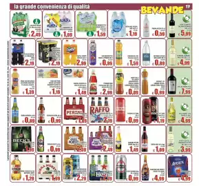 Volantino Top Supermercati Pagina 17: Acqua brillante €0,89, Ichnusa birra €0,99