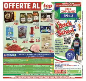Volantino Top Supermercati Pagina 20: Turchet/antipasto mare gioioso €5,99, Granarolo latte UHT p.s. italiano €0,89