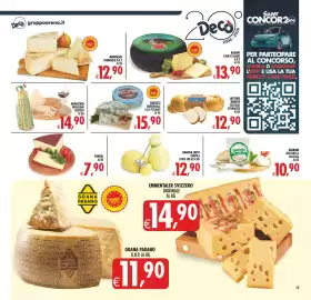 Volantino Decò Local Pagina 15: Carozzi Gorgonzola D.O.P. Piccante €15,90, Auricchio provolone gustoso €14,90