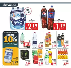 Volantino Decò Local Pagina 20: Coca-Cola/Fanta/Sprite €3,89, Fontalba acqua frizzante €0,33