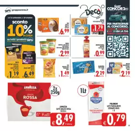 Volantino Decò Local Pagina 27: Riso su Riso Galbusera €2,29, Lavazza caffè qualità rossa €8,49