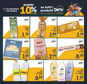 Volantino Decò Local Pagina 29: Decò Piadina Sfogliata Fresca EVO €1,09, Decò plumcake classico €1,19
