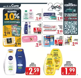 Volantino Decò Local Pagina 32: Pampers Sole e Luna mutandino €3,49, Nivea Bagnodoccia €2,59
