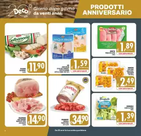 Volantino Decò Local Pagina 4: Rigamonti bresaola punta d'anca €34,90, Gran Tenerone Prosciutto Cotto €14,90