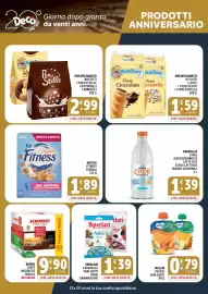 Volantino Deco Market Pagina 7: Mulino Bianco Flauti Cioccolato €1,59, Nestlé Fitness Cereali €1,89