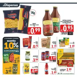Volantino Deco Superstore Pagina 18: La Molisana pasta integrale €1,19, S. Giuseppe Semola Rimacinata €0,89