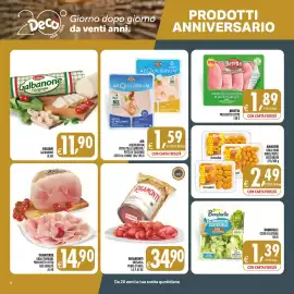 Volantino Deco Superstore Pagina 4: Gran Tenerone Prosciutto Cotto €14,90, Rigamonti bresaola punta d'anca €34,90