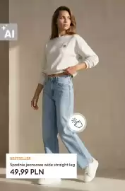 Sinsay gazetka tydzień 39 Strona 10: Spodnie jeansowe wide straight leg €49,99