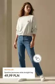 Sinsay gazetka tydzień 39 Strona 7: Spodnie jeansowe wide straight leg €49,99