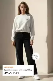 Sinsay gazetka tydzień 39 Strona 8: Spodnie jeansowe wide straight leg €49,99