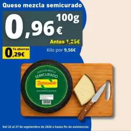 Folleto Supermercados Tu Alteza semana 39 Página 1: Tamarindo - queso mezcla semicurado €0,96