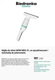Biedronka gazetka Strona 5: Myjka do okien MPM MDS-01, ze spryskiwaczem i końcówką do polerowania €99,00