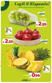 Volantino Coop Radenza Pagina 19: Melograni €2,59, Uva bianca senza semi €2,59