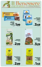 Volantino Coop Radenza Pagina 21: Mandorle sgusciate 100% italiane COOP €3,29, Mini Cake senza zuccheri Céréal €3,49