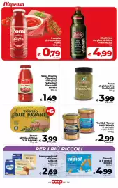 Volantino Coop Radenza Pagina 27: Filetti di Tonno Nostromo €2,99, Passata di Pomodoro POMÌ €0,79
