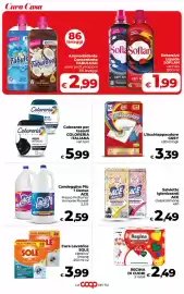 Volantino Coop Radenza Pagina 37: Salviette igienizzanti ACE €2,49, Ammorbidente Concentrato FABULOSO €2,99