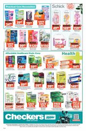 Checkers catalogue Page 8: Bic Soleil Escape Disposable Razor/Flex Razors €150,00, Citro-Soda Granular Effervescent €99,99