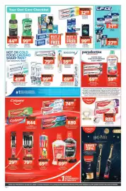Checkers catalogue Page 4: Colgate Total Toothpaste €80,00, Colgate Double Action Toothbrush €69,99