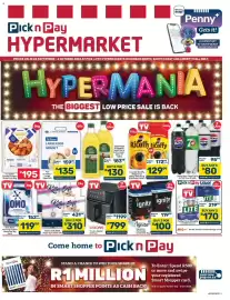 Pick n Pay catalogue Page 1: GOLDAIR 11 Litre Digital Air Fryer €799,00, Castle Lite or Draught €170,00