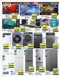 Pick n Pay Hypermarket catalogue Page 10: TCL 55 QLED 4K Google Smart TV €6.499,00, SKYWORTH 43 2K LED Google TV €3.499,00