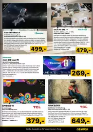 Cosmos Flugblatt Seite 7: 55P7K QLED TV €379,00, 75T69C QLED TV €649,00