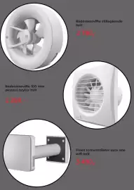 Montér kundeavis uke 39 Side 3: Flexit romventilator aura one wifi hvit €5.490,00, Baderomsvifte stillegående hvit €2.790,00