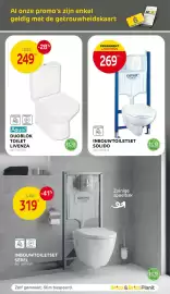 Brico folder Pagina 26: Inbouwtoiletset solido €269,00, Duoblok toilet livenza €249,00