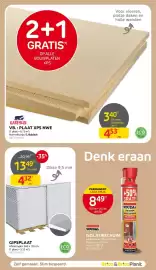 Brico folder Pagina 33: Plaat xps nwe €3,40, Gipsplaat €13,49